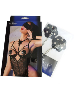 CHILIROSE - CR 4675 NIPPLE COVERS BLACK 2