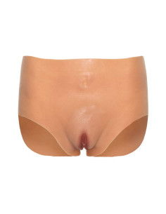 HIDDEN DESIRE - ALTER EGO OPEN VAGINA BRIEF HIGH WAIST FLESH 2