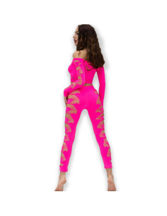 CHILIROSE - CR 4632 TOP and PANT FUCHSIA S-L 2