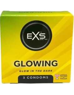 EXS CONDOMS - GLOWN IN THE DARK