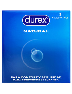 DUREX - NATŪRALŪS PREZERVATYVAI 3 VIENETAI
