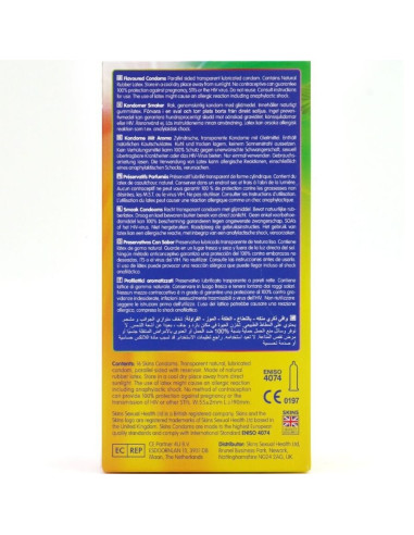 SKINS - MULTI FLAVORS PREMIUM CONDOMS PACK 16