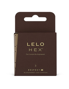 LELO HEX CONDOMS RESPECT XL 3 PACK