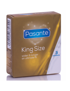 PASANTE - CONDOMS KING SIZE 3 UNITS