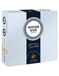 MISTER SIZE - PREZERVATYVŲ DYDIS L 57 MM (36 VIENETAI)