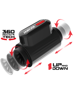 JAMYJOB - VORTEX THRUSTING AND 360 ROTATE TECH TURBO MODE MASTURBATOR