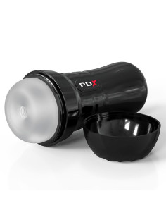 PDX EXTREME - SLIDE and GLIDE SELF-LUBRICATING MASTURBATOR CLEAR 2