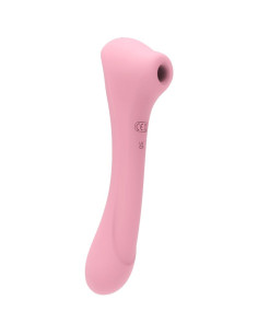 FEMINTIMATE - DAISY MASSAGER SUCTION AND VIBRATOR PINK