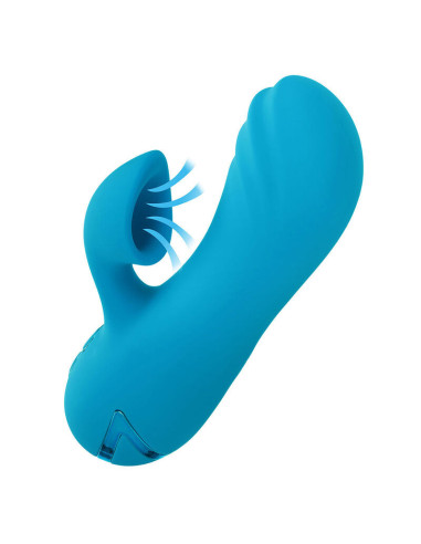CALEXOTICS - SUNSET BEACH SEDUCER VIBRATOR and STIMULATOR 10 FUNCTIONS BLUE