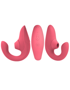 WOMANIZER - BLEND RABBIT VIBRATOR STIMULATOR VIBRANT ROSE 2