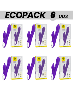 ECOPACK 6 UNITS - GALATEA GALO LILAC VIBRATOR COMPATIBLE WITH WATCHME WIRELESS TECHNOLOGY