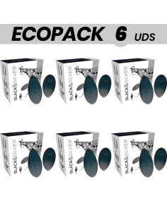 ECOPACK 6 UNITS - BLACKandSILVER ZARA REMOTE CONTROL STIMULATOR