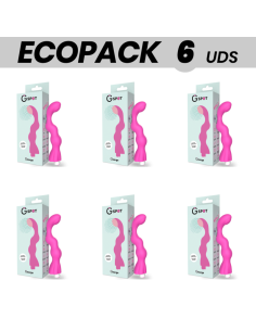 ECOPACK 6 UNITS - G-SPOT GEORGE VIBRATOR POINT G PINK CHICLE