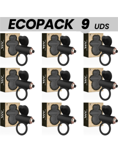 ECOPACK 9 VIENETAI - WOMANVIBE ZEUS SILIKONINIS VIBRUOJAMAS ŽIEDAS