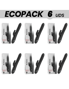 ECOPACK 6 UNITS - BLACKandSILVER KENJI STIMULATING VIBE COMPATIBLE WITH WATCHME WIRELESS TECHNOLOGY