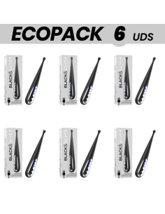 ECOPACK 6 UNITS - BLACKandSILVER KENNETH STIMULATING VIBE