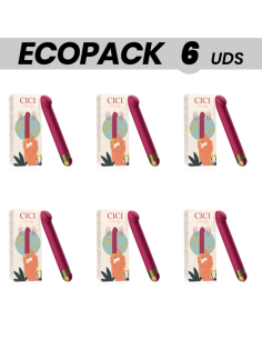 ECOPACK 6 VIENETAI - CICI BEAUTY PREMIUM SILIKONINIS KLITORIAUS STIMULIACINIS ĮRANGA