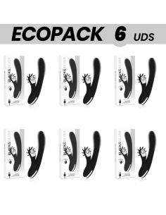 ECOPACK 6 VIENETAI - BLACKandSILVER BUNNY JOHNNY VIBRATORIUS ELEMENTAS