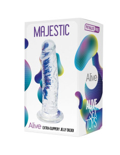 ALIVE - MAJESTIC REALISTIC PENIS TRANSPARENT 14.7 CM 2