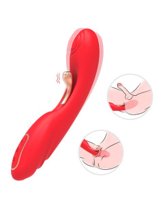 ARMONY - VIBRATOR WITH OSCILLATING TONGUE RED 2