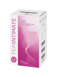 FEMINTIMATE - EVE NEW SILICONE MENSTRUAL CUP - SIZE S 2