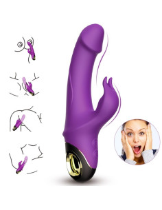 ARMONY - METEROR DILDO VIBRUOJAMAS TRIUŠIO FORMOS VIOLETINIS 2