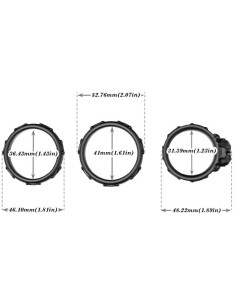 ARMONY - RINGS CALAVERA SILICONE BLACK 2