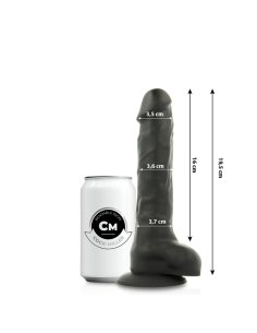 COCK MILLER - DILDO REALISTIC SILICONE DENSITY ARTICULABLE BLACK 19.5 CM 2