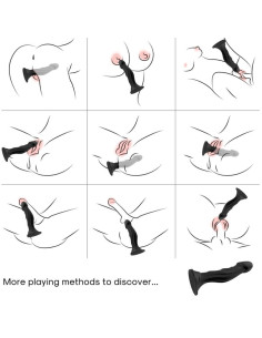 ARMONY - DILDO VIBRATOR and ANAL PLUG REMOTE CONTROL BLACK 2