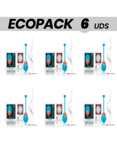 ECOPACK 6 UNITS - WEARWATCH EGG REMOTE CONTROL TECHNOLOGY WATCHME BLUE - SNOW