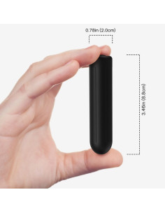 ARMONY - WARHEAD VIBRATOR BULLET BLACK 2 CM x 8.8 CM