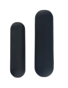 ARMONY - SPLASH HAHA VIBRATORIUS SILIKONINIS KULEKOS 10 VIBRAVIMŲ 75 X 19 CM JUODA 2