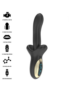 IBIZA - POWERFUL VIBRATOR WITH THRUSTING AND BITING EFFECT 2