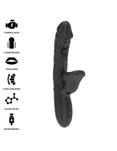 IBIZA - VIBRATOR AND CLITORIS STIMULATOR WITH BITING AND ROTATION EFFECT 2