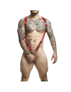 MOB - DNGEON RED STRAIGHT BACK HARNESS ONE SIZE