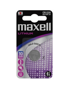 MAXELL - LITHIUM BUTTON BATTERY CR1220 3V BLISTER1