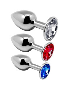 ALIVE - ANAL PLEASURE KIT 3 PLUG METAL