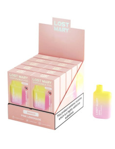 LOST MARY - BM600 NIKOTINO GARINTUVAS, 2 VIENKARTINIAI, ROŽINIS LIMONADAS 2