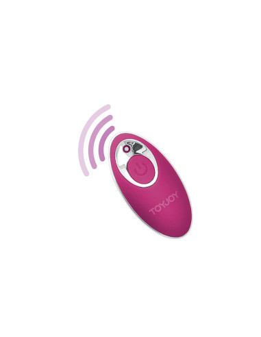TOYJOY - HAPPINESS SUNN SIDE UP AND DOWN VIBRATOR REMOTE CONTROL FUCHSIA