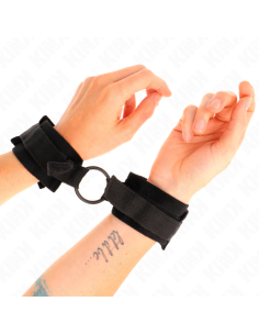 KINK - PRADEDANTIESIEMS KAILINIAI ANTRANKIAI 25 CM SU O ŽIEDU 4 CM JUODOS REGULIUOJAMOS 15-25 CM