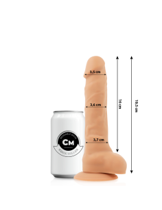 COCK MILLER - DILDO REALISTIC SILICONE DENSITY ARTICULABLE FLESH 19.5 CM 2