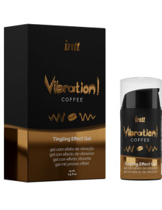 INTT - POWERFUL INTIMATE STIMULANT LIQUID VIBRATING GEL COFFEE 15ML 2