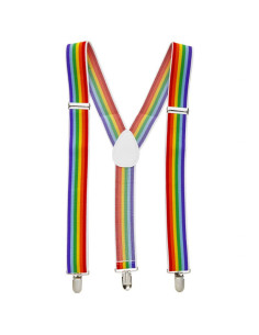 PRIDE - LGBT FLAG SUSPENDERS