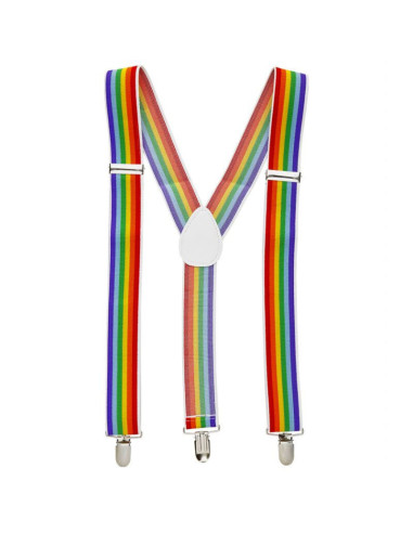 PRIDE - LGBT FLAG SUSPENDERS