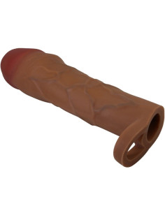 PRETTY LOVE - HANI PENIS SLEEVE WITH 5 CM EXTENSION MULATTO 2