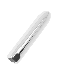OHMAMA - SILVER VIBRATING BULLET 9.5 CM