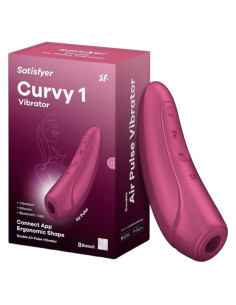 SATISFYER - CURVY 1 RED PINK