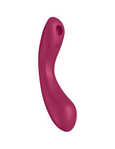 SATISFYER - CURVE TRINITY 1 AIR PULSE VIBRATION RED 2