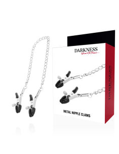 DARKNESS - ADJUSTABLE NIPPLE CLAMPS METAL
