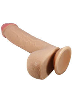 PRETTY LOVE - SLIDING SKIN SERIES REALISTIC DILDO WITH SLIDING SKIN SUCTION CUP FLESH 23.4 CM